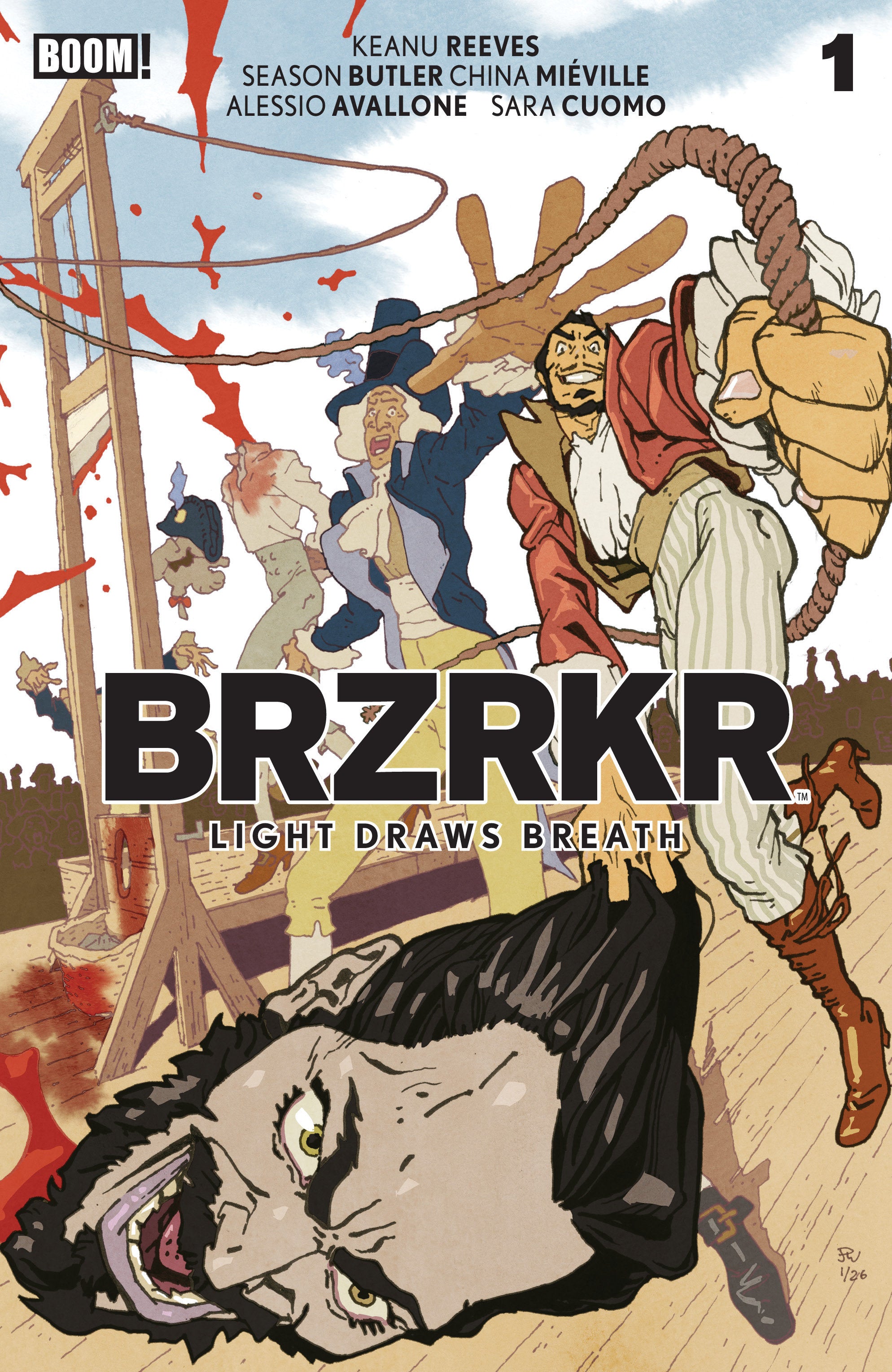 BRZRKR: LIGHT DRAWS BREATH #1 B VARIANT (DRESSED, WIMBERLY)