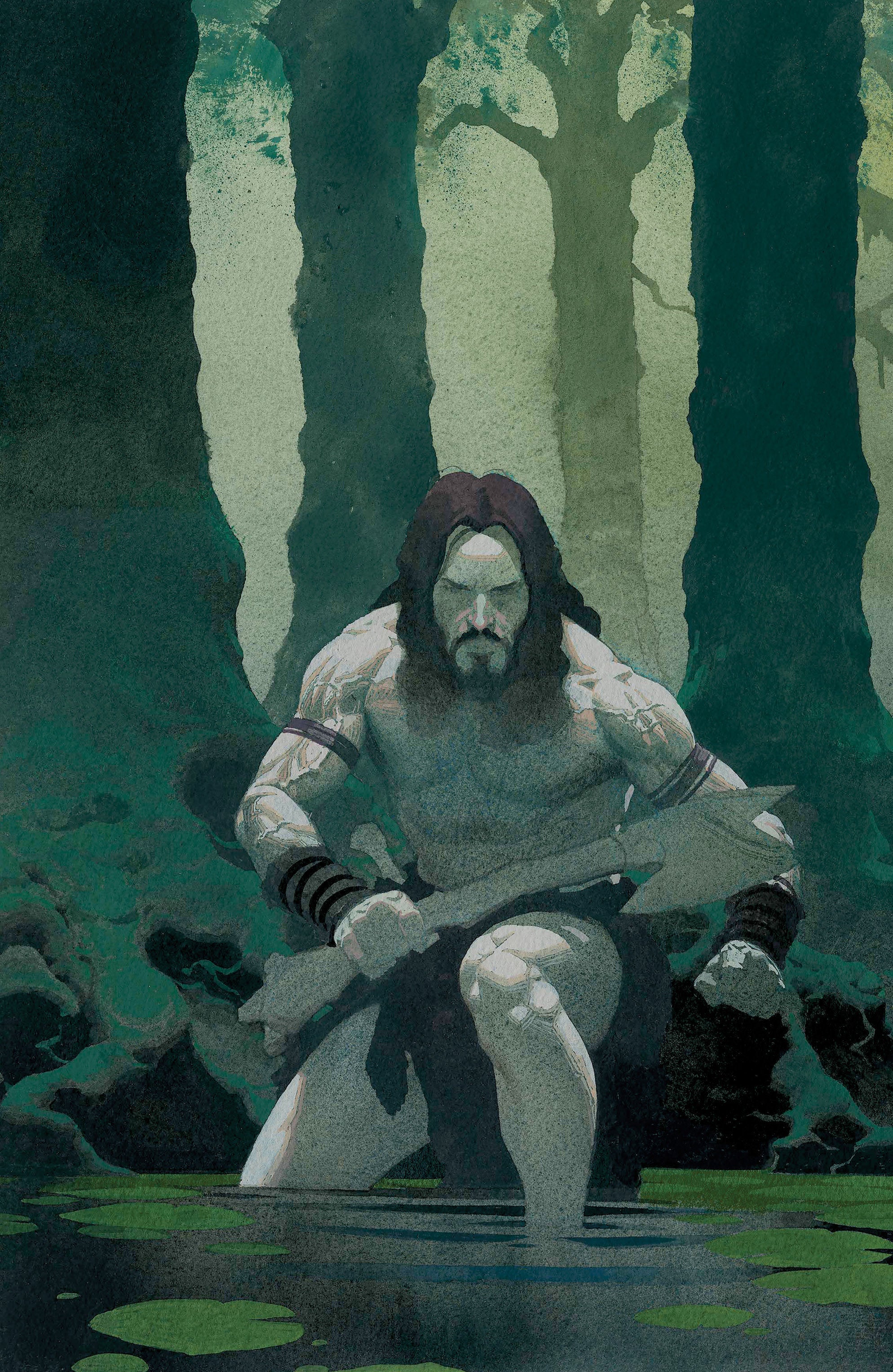 BRZRKR: LIGHT DRAWS BREATH #1 J UNLIMITED VARIANT (FULL ART, RIBIC)
