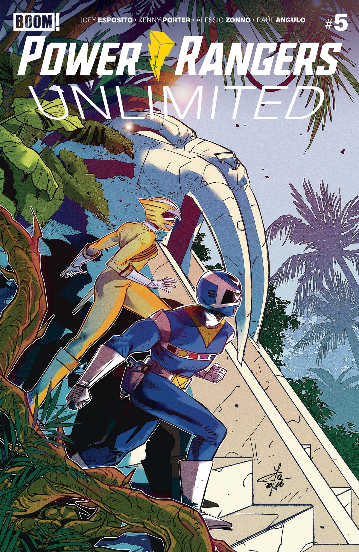 POWER RANGERS UNLIMITED #5 B VARIANT (DRESSED, CARLINI)