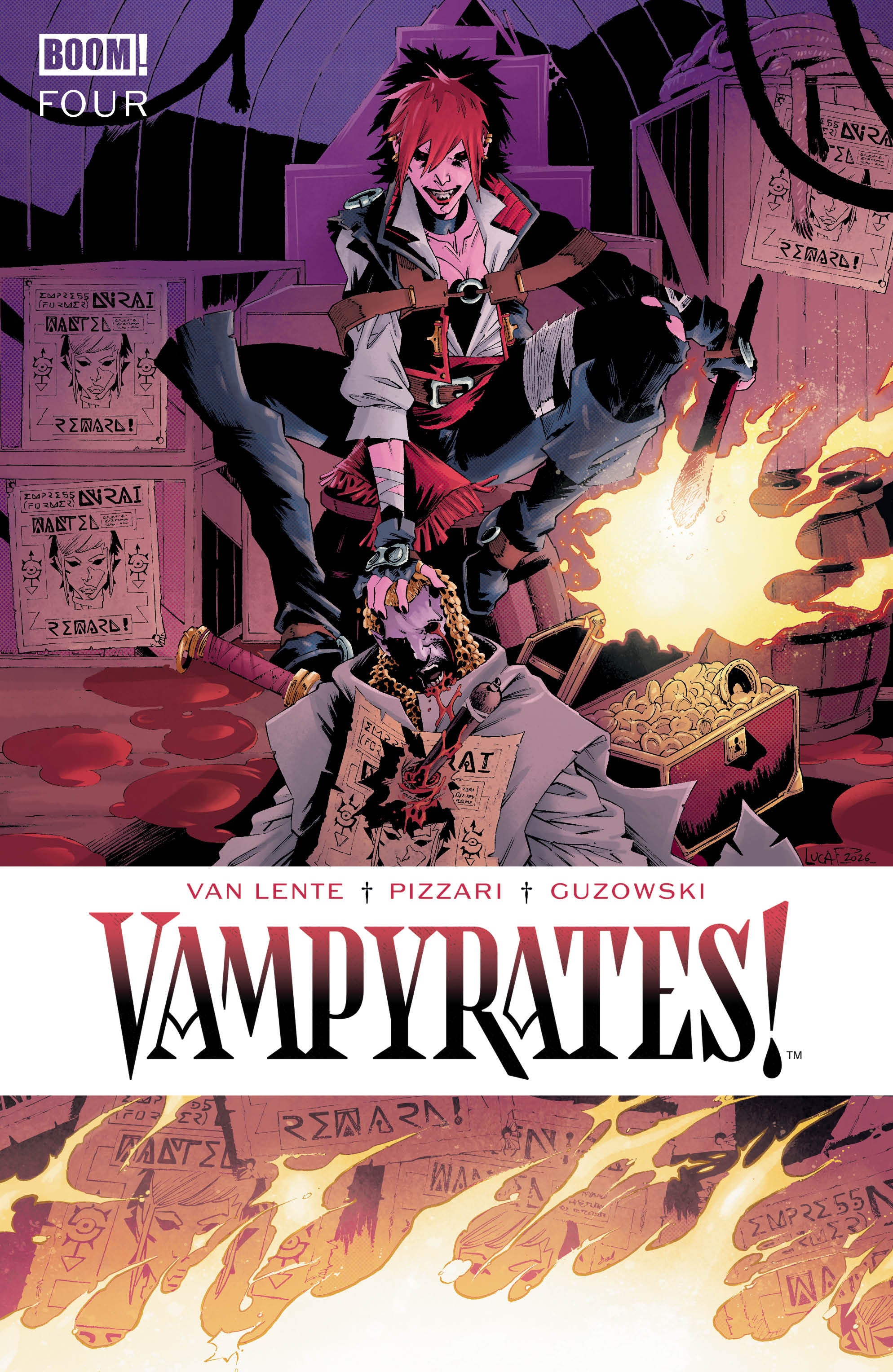 VAMPYRATES! #4 A MAIN (DRESSED, PIZZARI)
