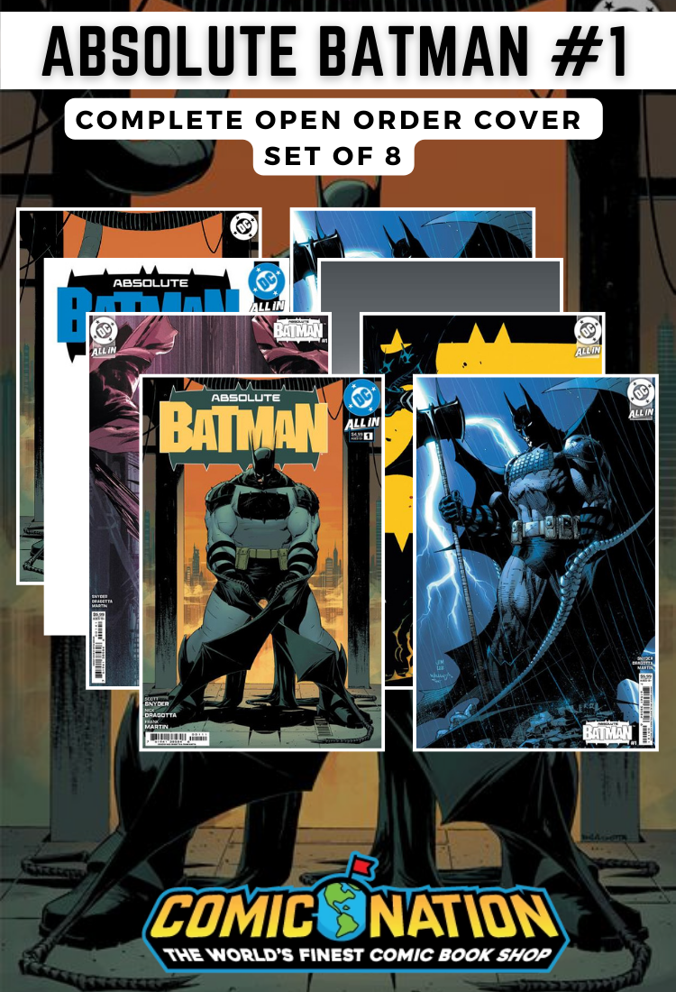 ABSOLUTE BATMAN #1 COMPLETE SET OF 8 | COMIC NATION ABSOLUTE BATMAN #1 COMPLETE SET OF 8 | COMIC NATION