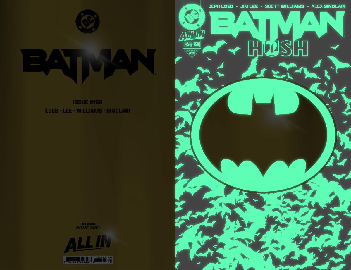 BATMAN #158 CVR S LAUNCH PARTY GLOW IN THE DARK H2SH BAT SYMBOL UNLOCK FOIL VAR