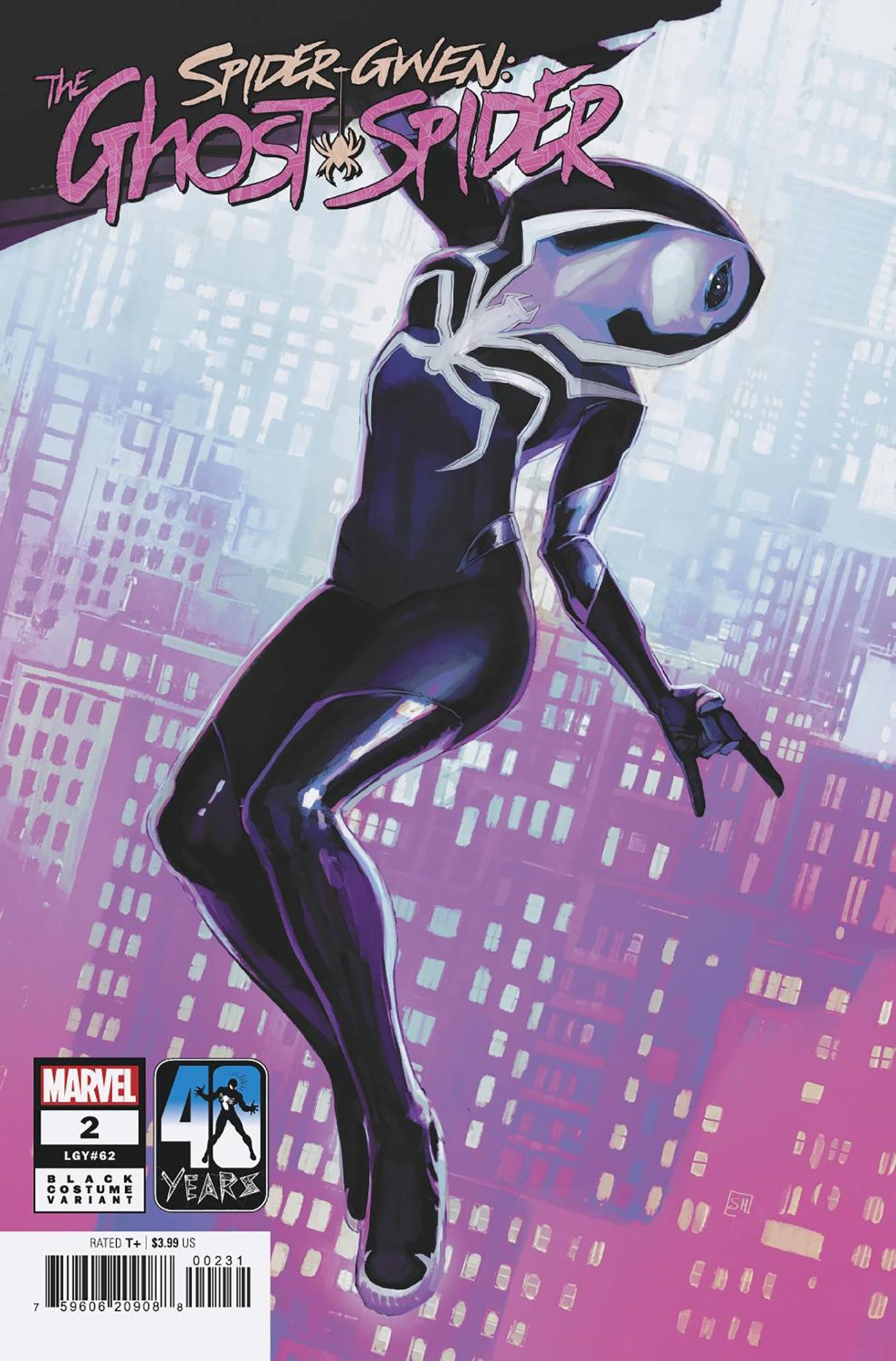 SPIDER-GWEN GHOST-SPIDER #2 STEPHANIE HANS BLACK COSTUME VARIANT