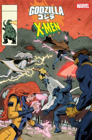 GODZILLA VS. X-MEN #1 PAOLO RIVERA GODZILLA KING OF THE MONSTERS HOMAGE VARIANT