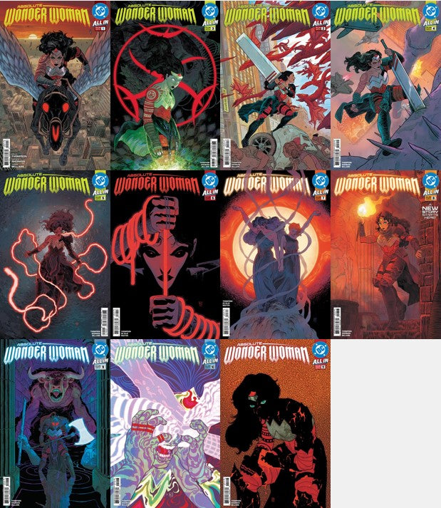 ABSOLUTE WONDER WOMAN 1 2 3 4 5 6 7 8 9 10 11 LATER PRINT BUNDLE