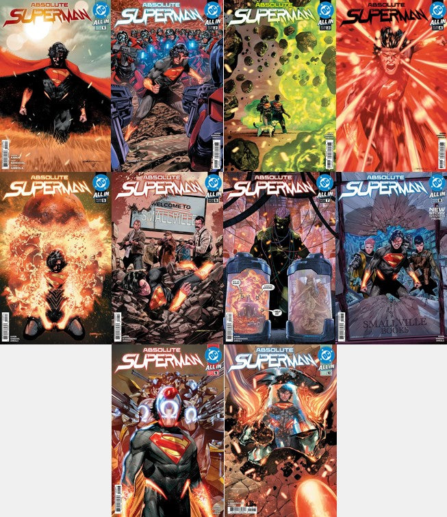 ABSOLUTE SUPERMAN 1 2 3 4 5 6 7 8 9 10 LATER PRINT BUNDLE