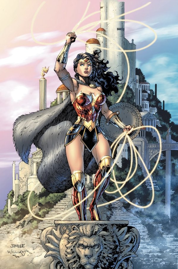 WONDER WOMAN #1 2ND PRINTING COVER B JIM LEE FOIL VARIANT