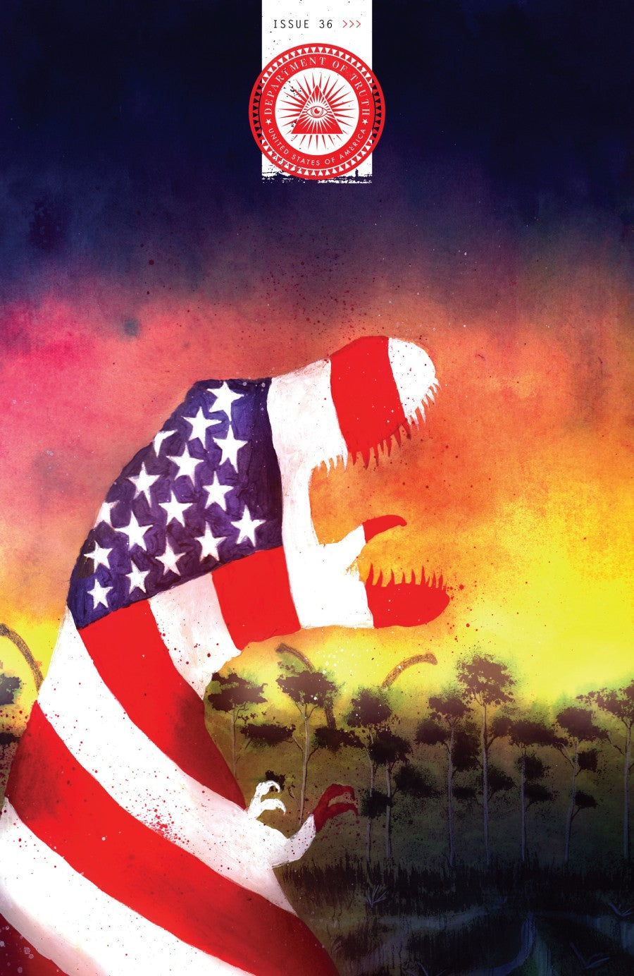 THE DEPARTMENT OF TRUTH #36 COVER B 1:10 BEN TEMPLESMITH VARIANT