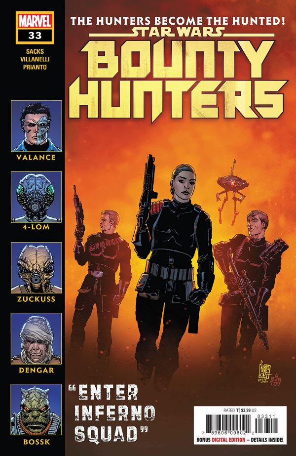 STAR WARS: BOUNTY HUNTERS #33 INFERNO SQUAD