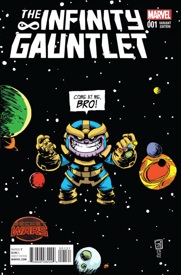 THE INFINITY GAUNTLET #1 SKOTTIE YOUNG VARIANT