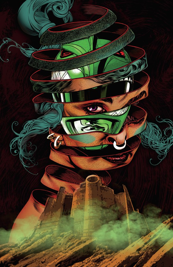 POWER RANGERS GREEN #4 D FOIL VARIANT (FULL ART, FOIL, HARRIS)