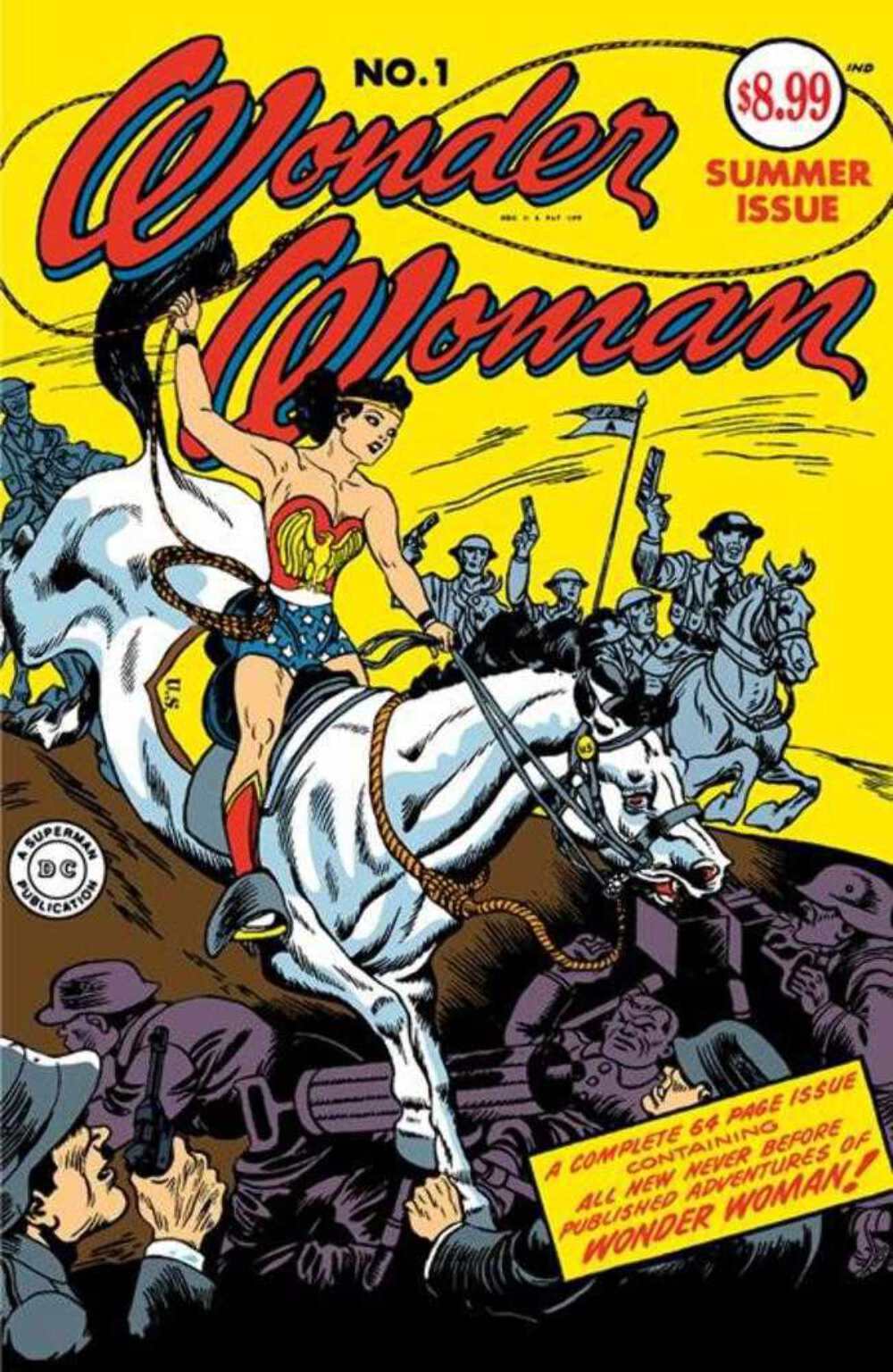 WONDER WOMAN #1 (1942) FACSIMILE EDITION CVR B HARRY G PETER FOIL VAR
