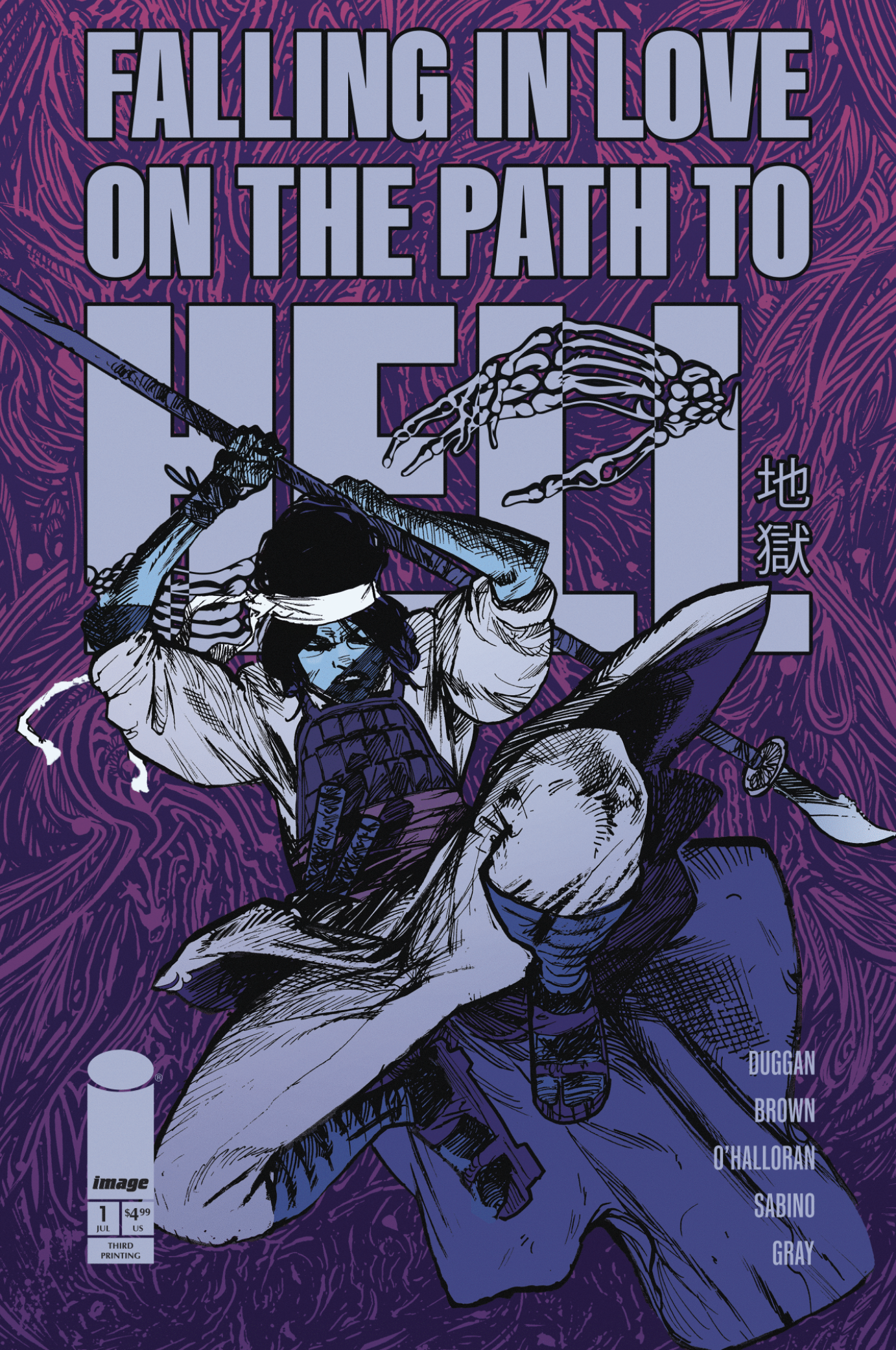 FALLING IN LOVE ON THE PATH TO HELL #1 Third Printing