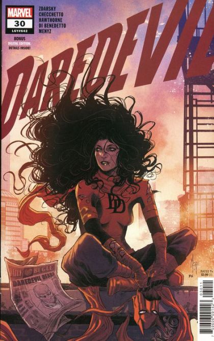 DAREDEVIL 30 COVER A MARCO CHECCHETTO 2021