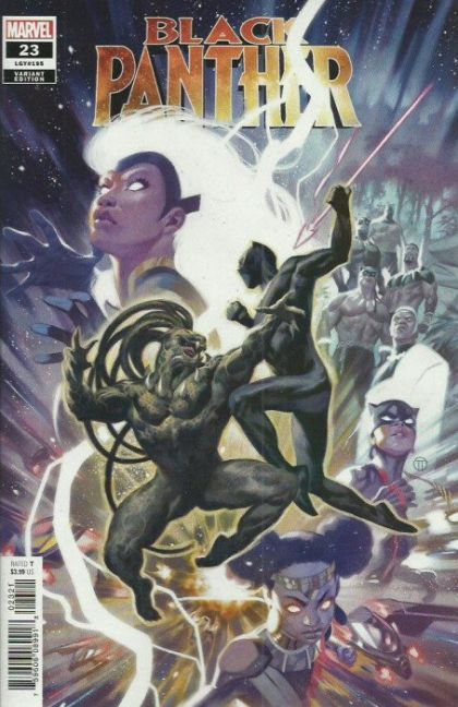 BLACK PANTHER 23 COVER B VARIANT JULIAN TOTINO TEDESCO 2021