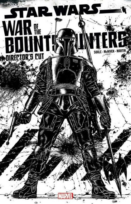 STAR WARS: WAR OF THE BOUNTY HUNTERS - ALPHA - DIRECTOR'S CUT 1 COVER B STEVEN 'STEVE' MCNIVEN B&W SKETCH VARIANT 2021