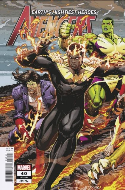 AVENGERS 40 COVER B WEAVER CONNECTING VARIANT 2020