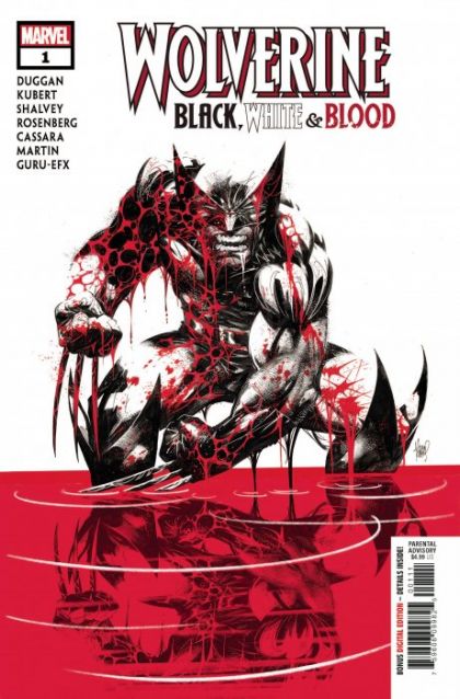 WOLVERINE: BLACK, WHITE & BLOOD 1 COVER A ADAM KUBERT 2020