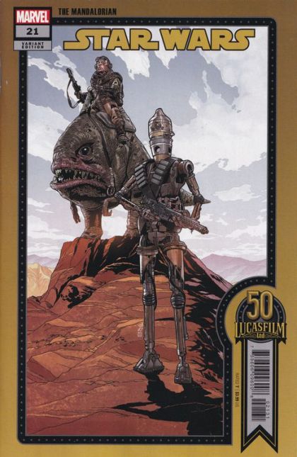 STAR WARS (MARVEL) 21 COVER C CHRIS SPROUSE LUCASFILM 50TH ANNIVERSARY 2022