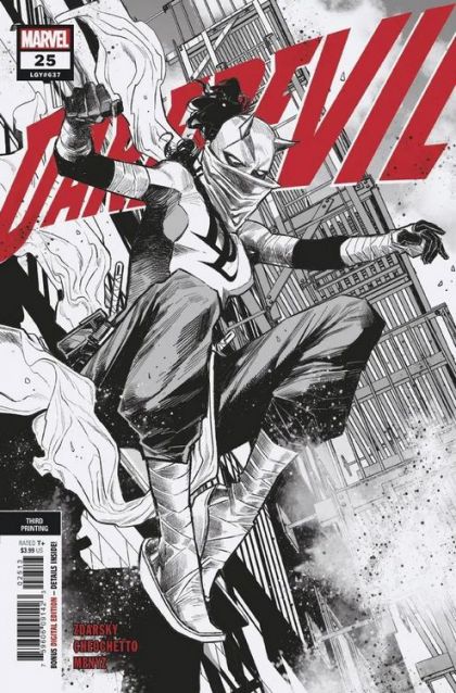 DAREDEVIL 25 COVER M 3RD PRINTING CHECCHETTO VARIANT 2020