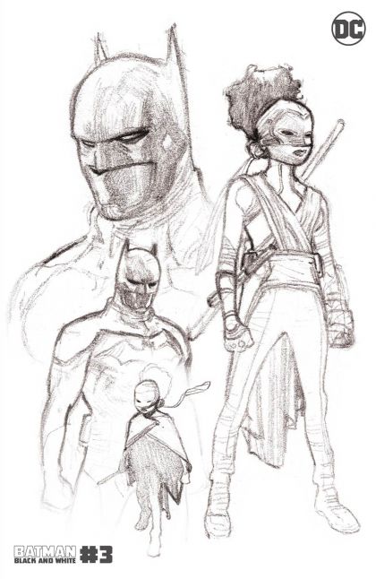 BATMAN: BLACK & WHITE 3 COVER D 2ND PRINTING OLIVIER COIPEL DESIGN VARIANT 2021
