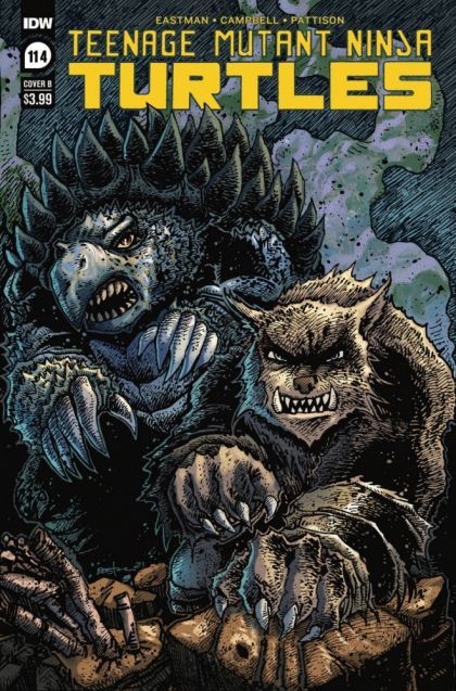 TEENAGE MUTANT NINJA TURTLES 114 COVER B VARIANT 2021