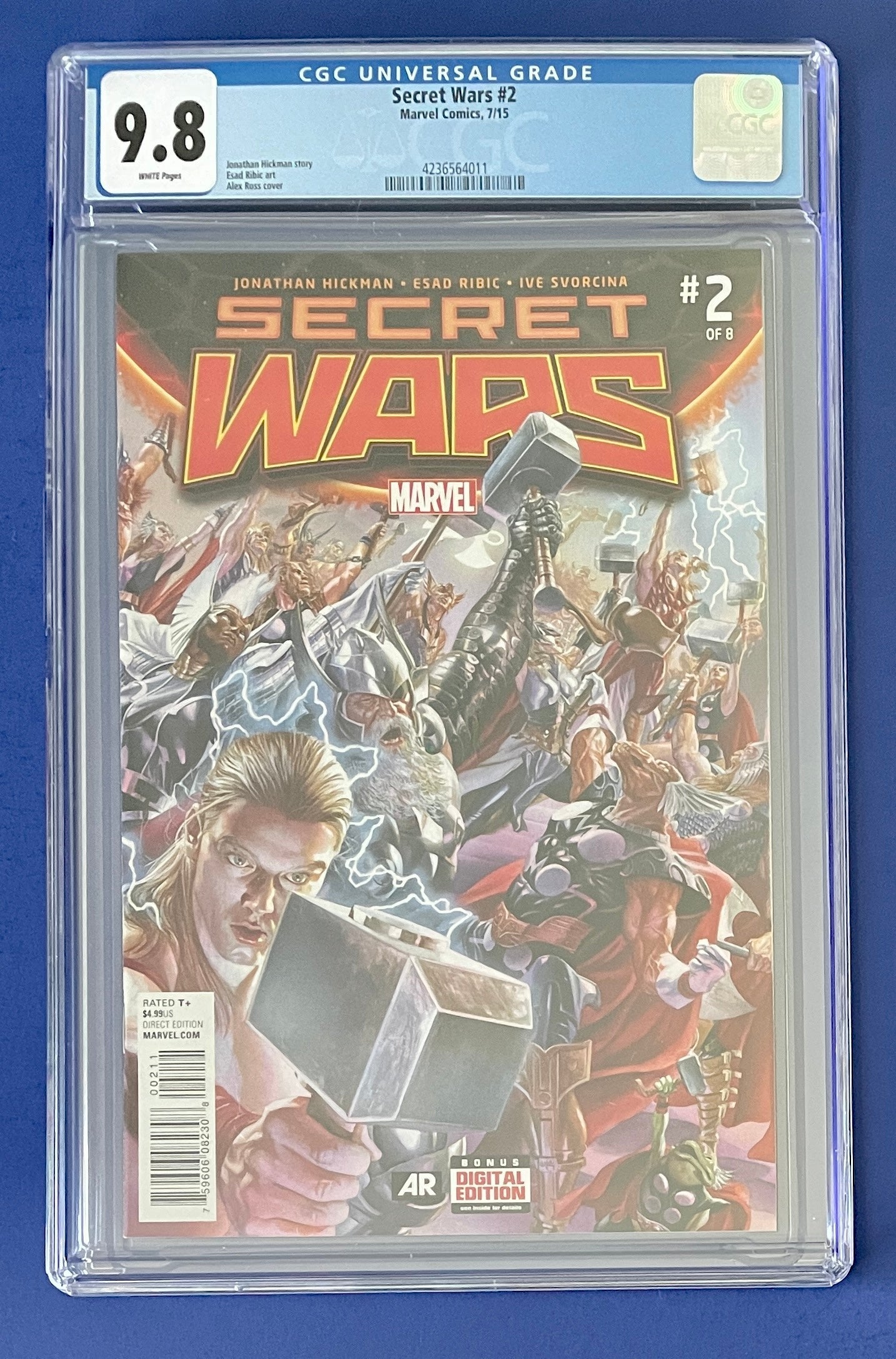 SECRET WARS #2 CGC 9.8 WP 1ST APPEARANCE GOD EMPEROR DOOM