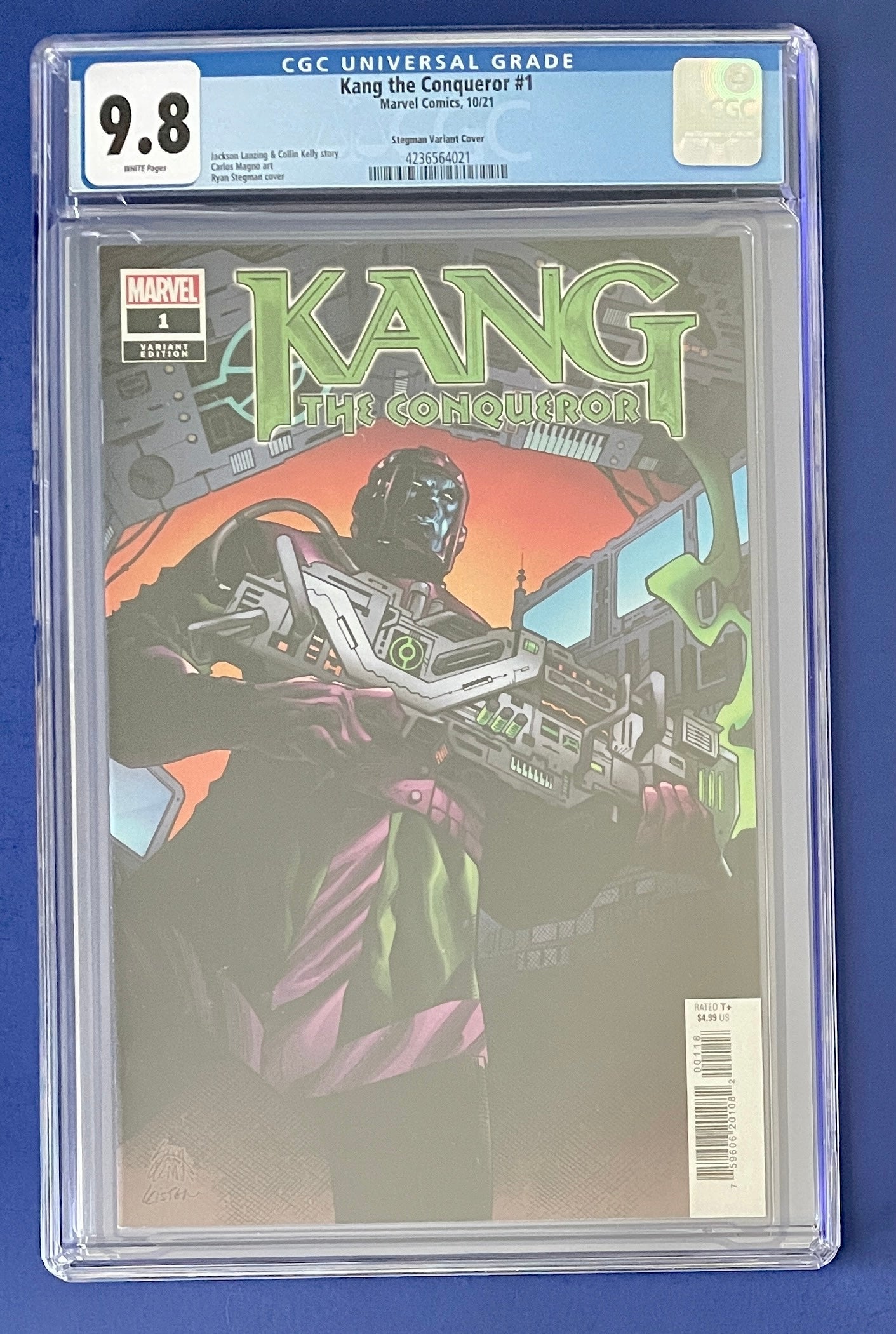 KANG THE CONQUEROR #1 1:50 STEGMAN VARIANT CGC 9.8 WP ORIGIN OF KANG