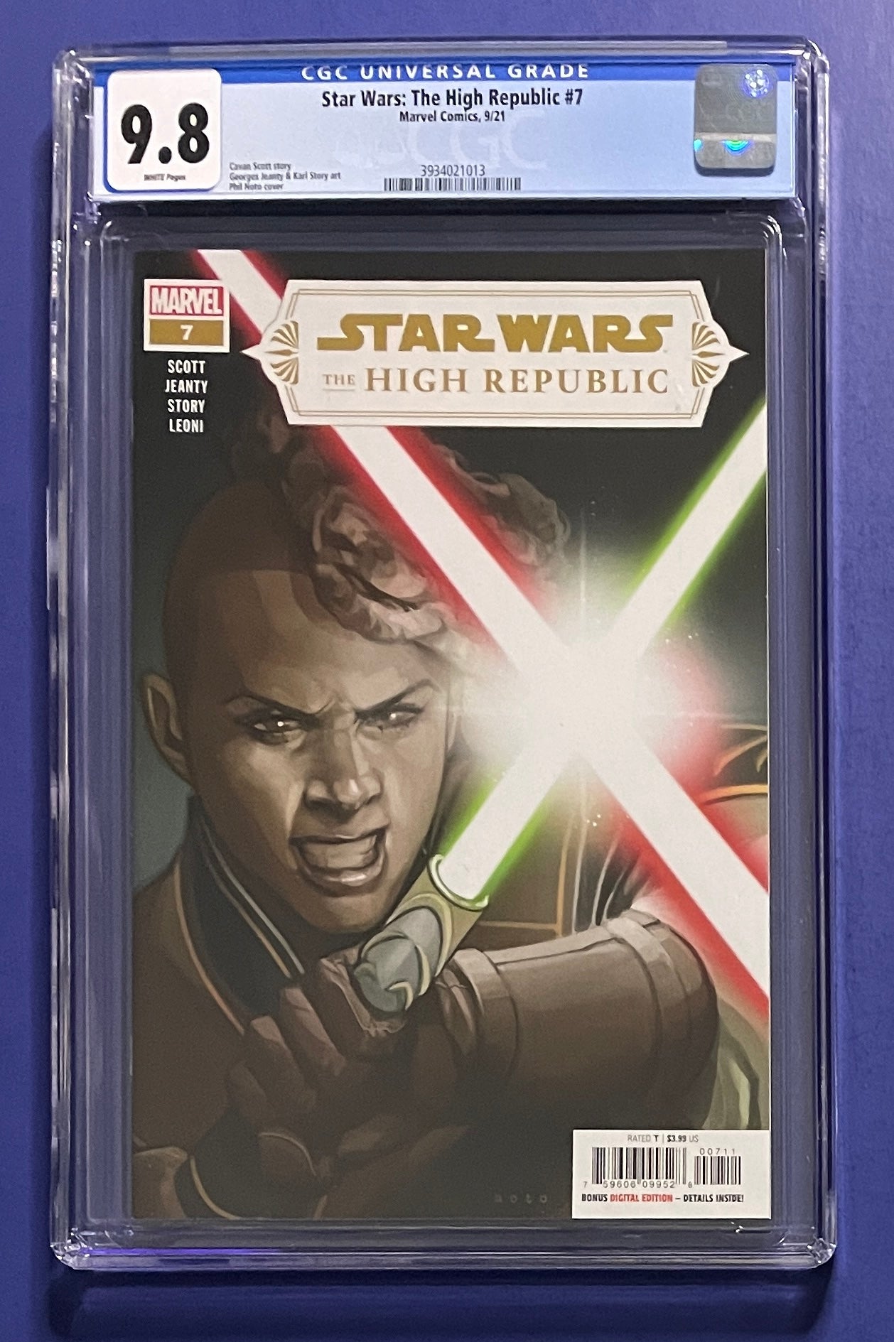 STAR WARS: THE HIGH REPUBLIC #7 (VOL. 1) CGC 9.8 WP 1ST APPEARANCE OF DARTH KRALL