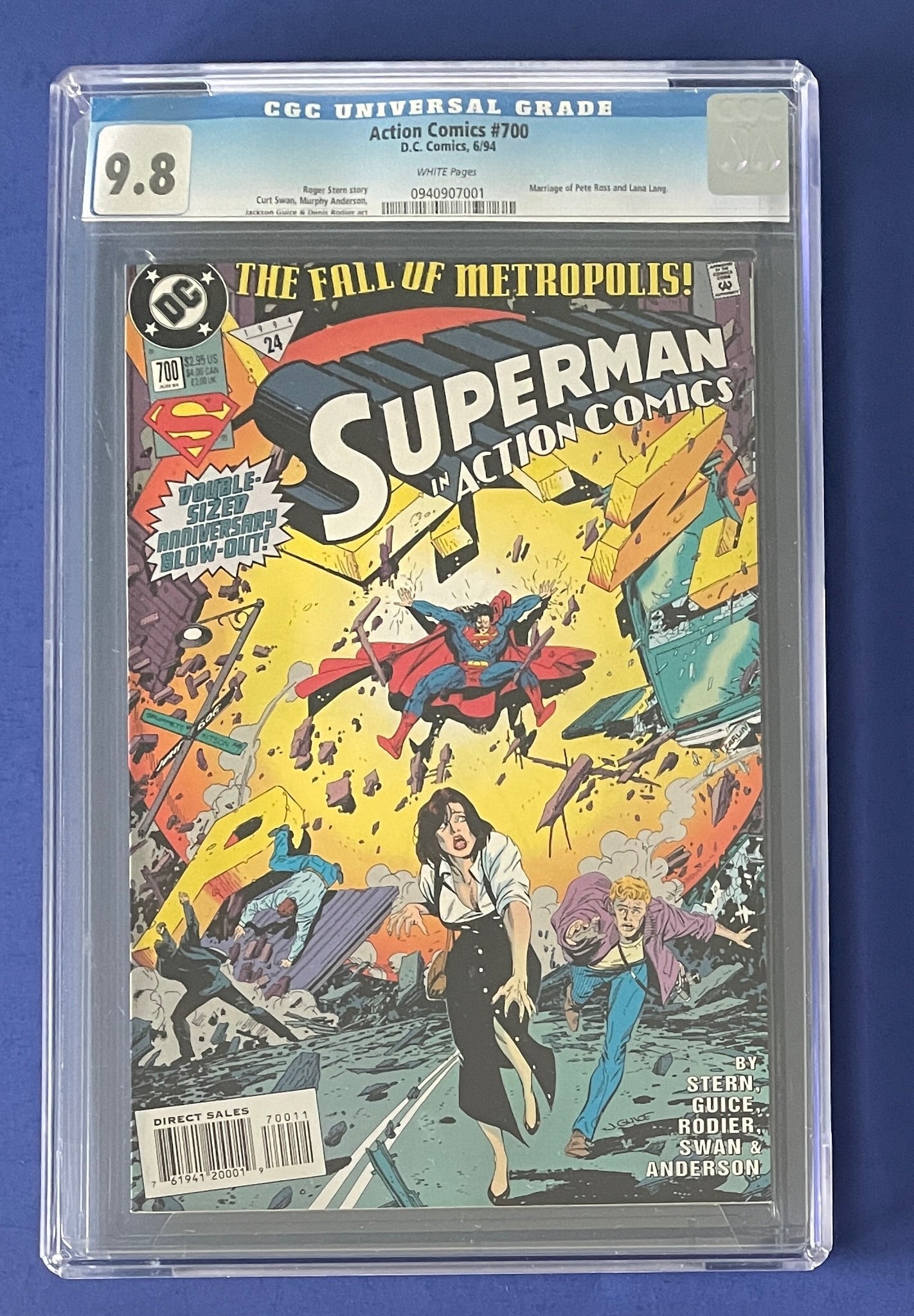 ACTION COMICS #700 CGC 9.8 WP MILESTONE ISSUE