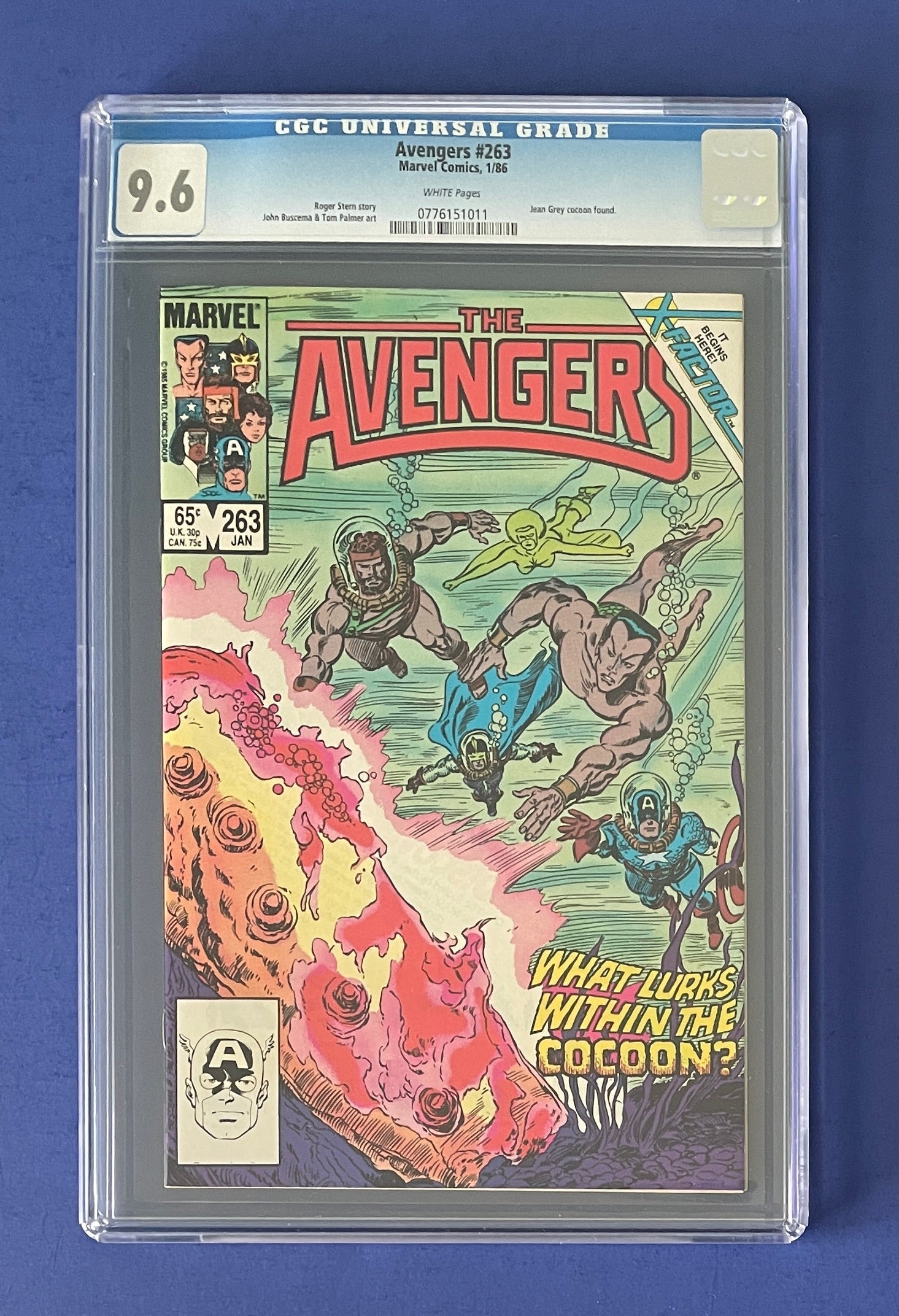 AVENGERS #263 CGC 9.6 WP
