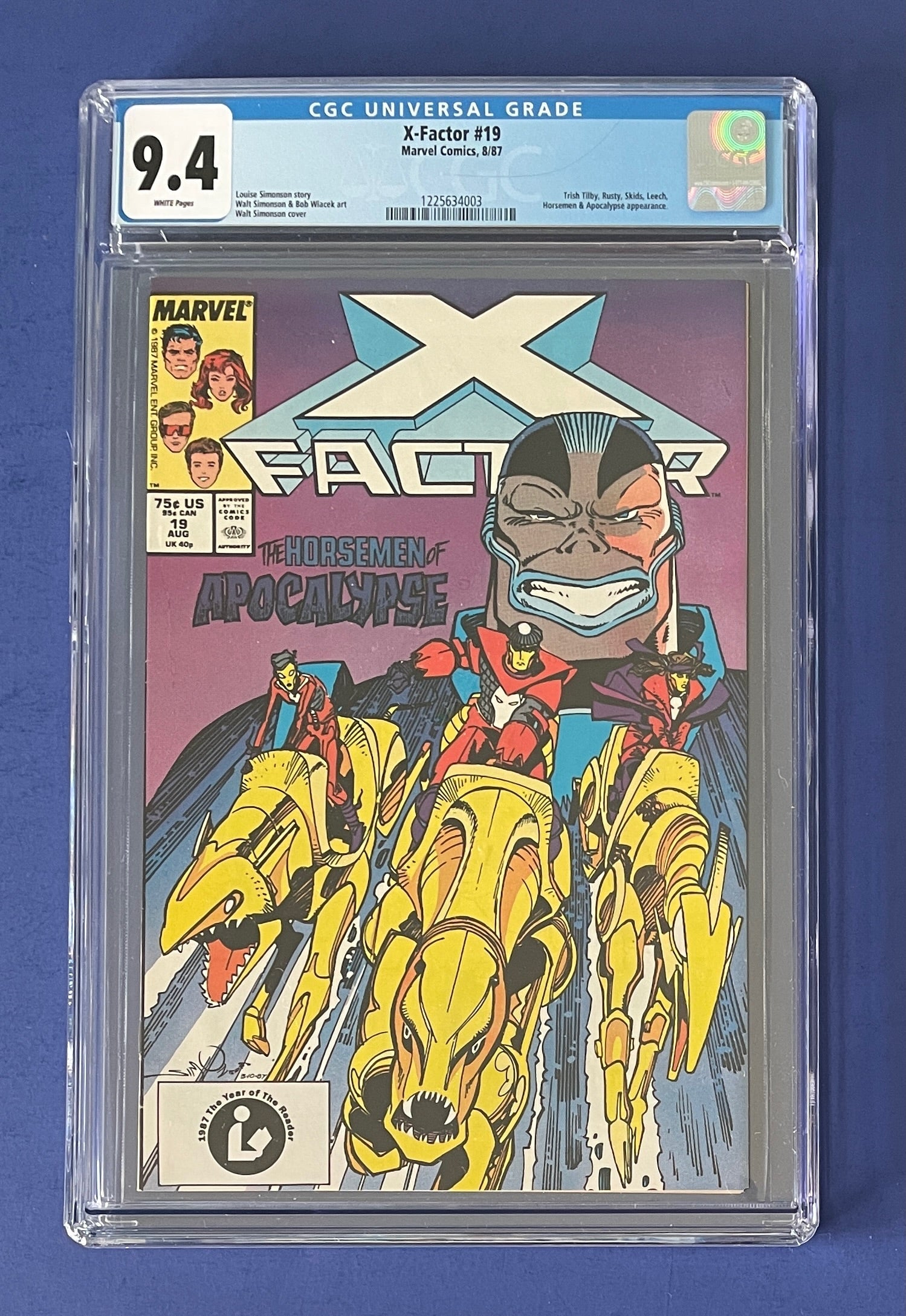 X-FACTOR #19 CGC 9.4 WP