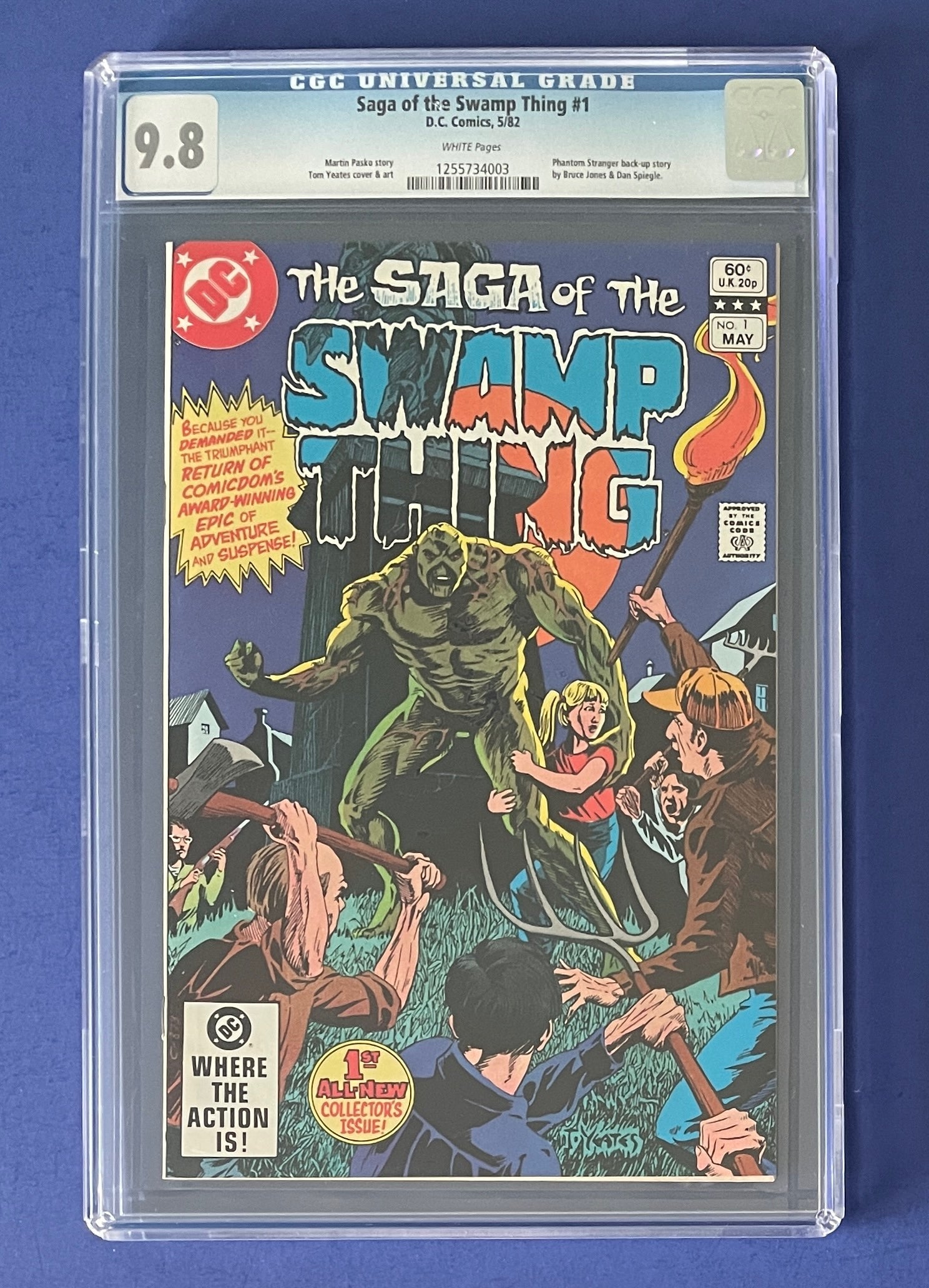 SAGA OF THE SWAMP THING #1 CGC 9.8 WP