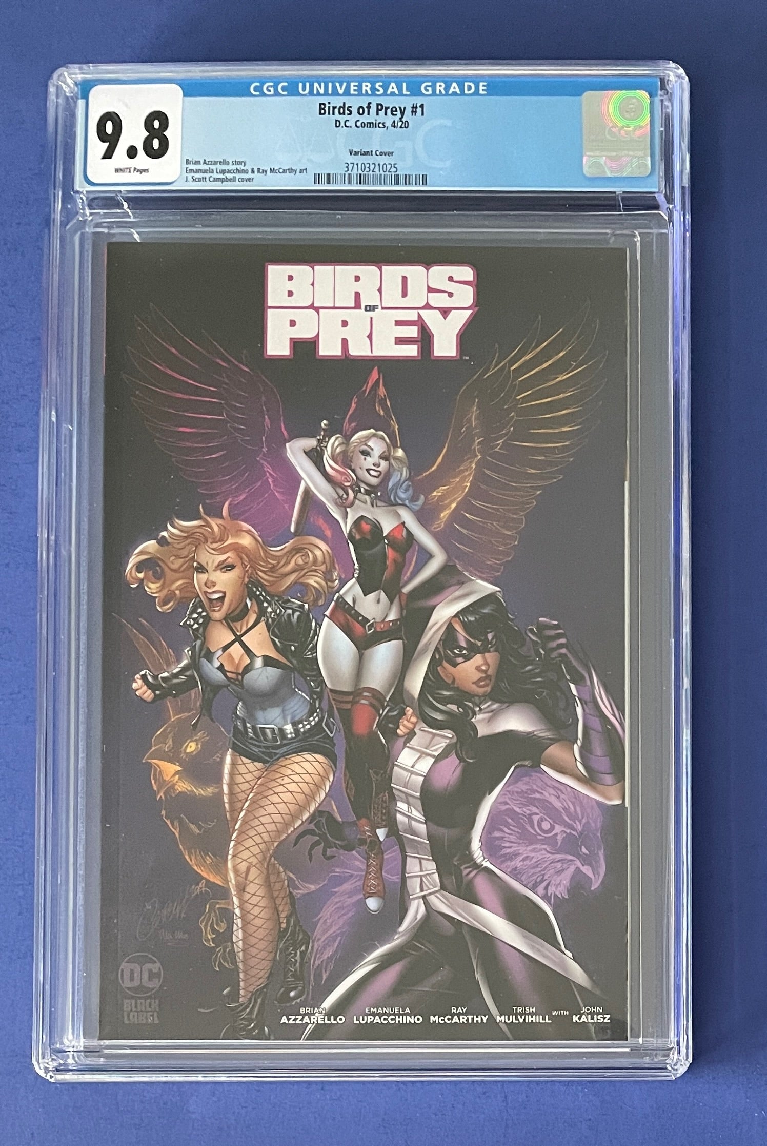 BIRDS OF PREY #1 VAR CGC 9.8 WP