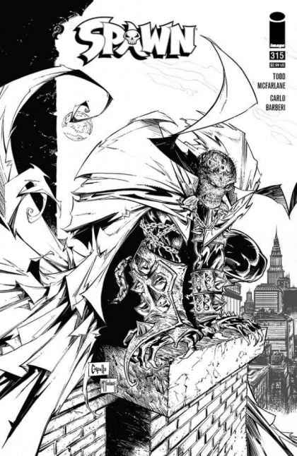 SPAWN 315 COVER D INCENTIVE GREG CAPULLO RAW PENCILS 2021