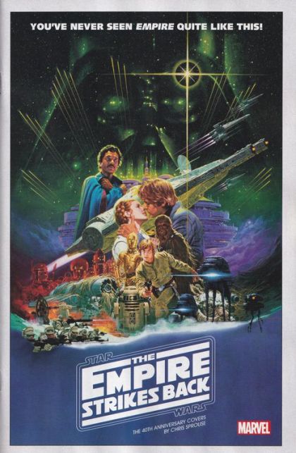 STAR WARS: THE EMPIRE STRIKES BACK - THE 40TH ANNIVERSARY COVERS BY CHRIS SPROUSE 1 COVER B 2021