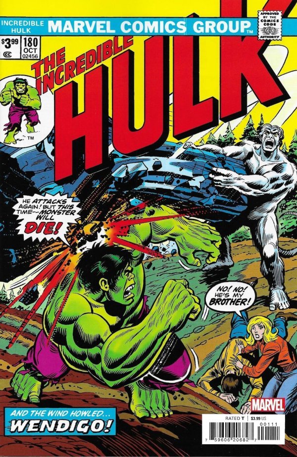 INCREDIBLE HULK #180 FACSIMILE EDITION (2023)