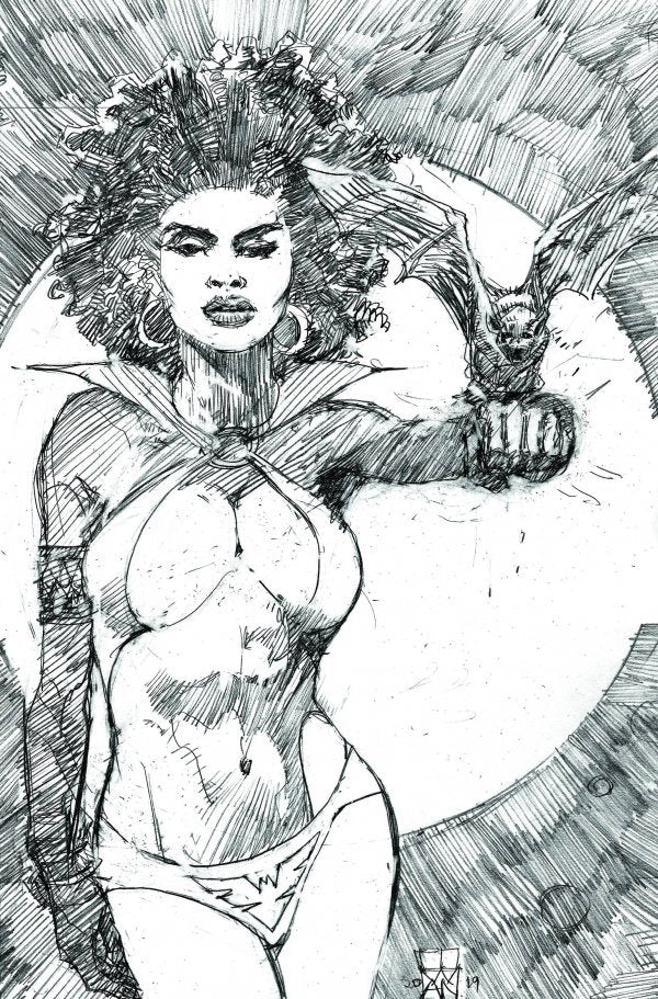 VAMPIRELLA #8 COWAN B&W VIRGIN FOC 1:15 INCENTIVE