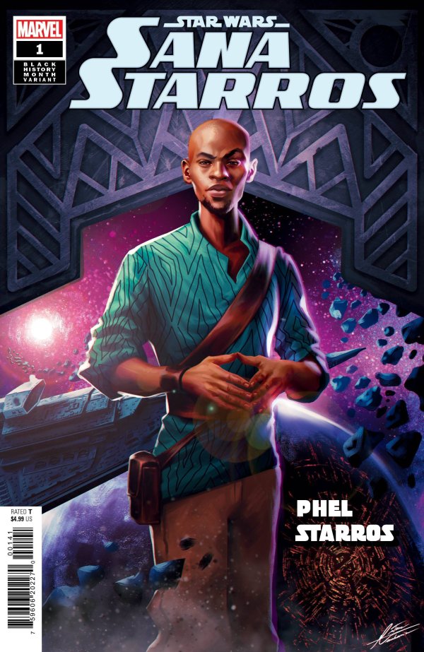 STAR WARS: SANA STARROS #1 MANHANINI BLACK HISTORY MONTH VARIANT
