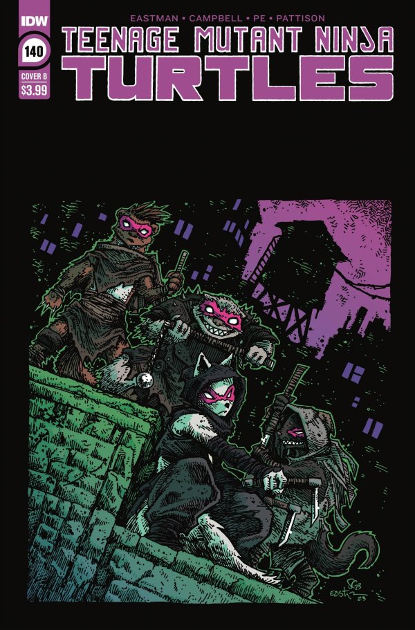 TEENAGE MUTANT NINJA TURTLES #140 COVER B EASTMAN