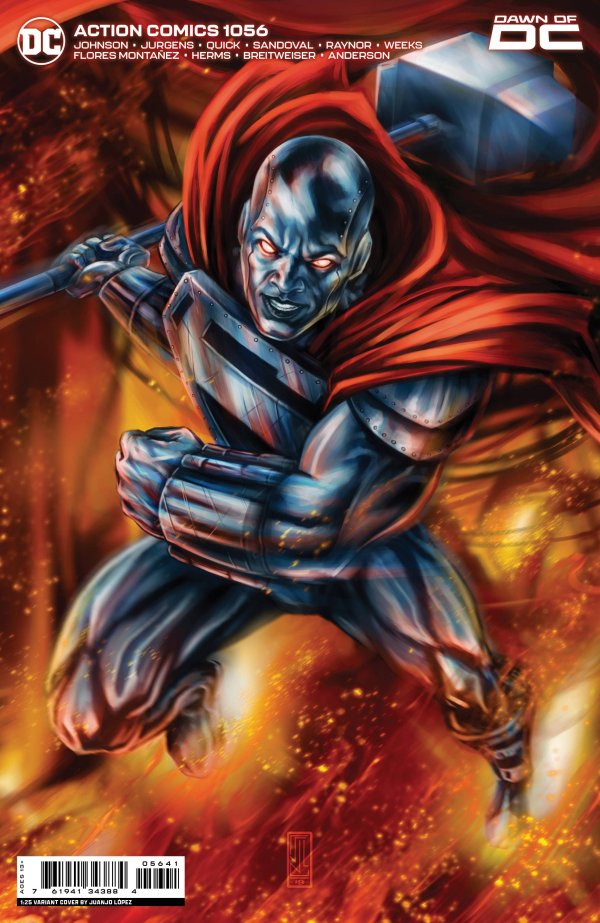 ACTION COMICS #1056 COVER G 1:25 JUANJO LOPEZ CARD STOCK VARIANT