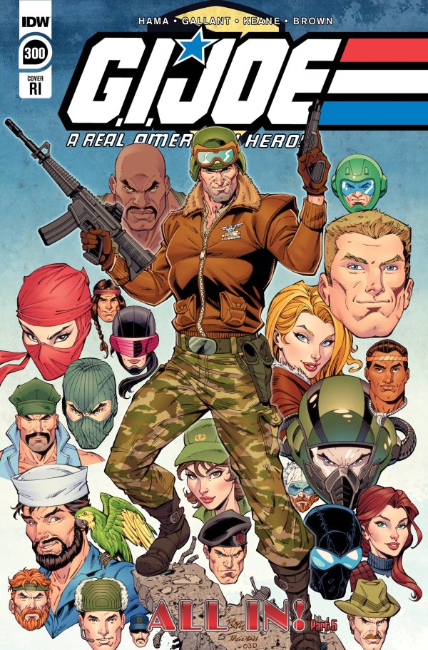 G.I. JOE: A REAL AMERICAN HERO #300 1:10 INCENTIVE JOHN ROYLE VARIANT