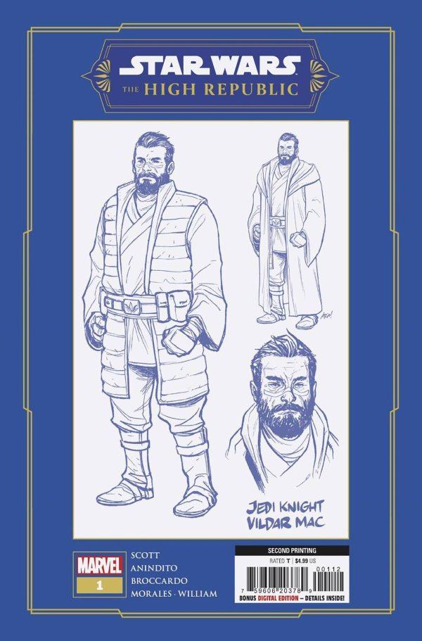 STAR WARS: THE HIGH REPUBLIC #1 2ND PRINTING