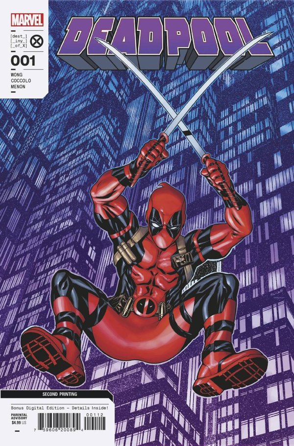 DEADPOOL #1 2ND PRINTING MCKONE