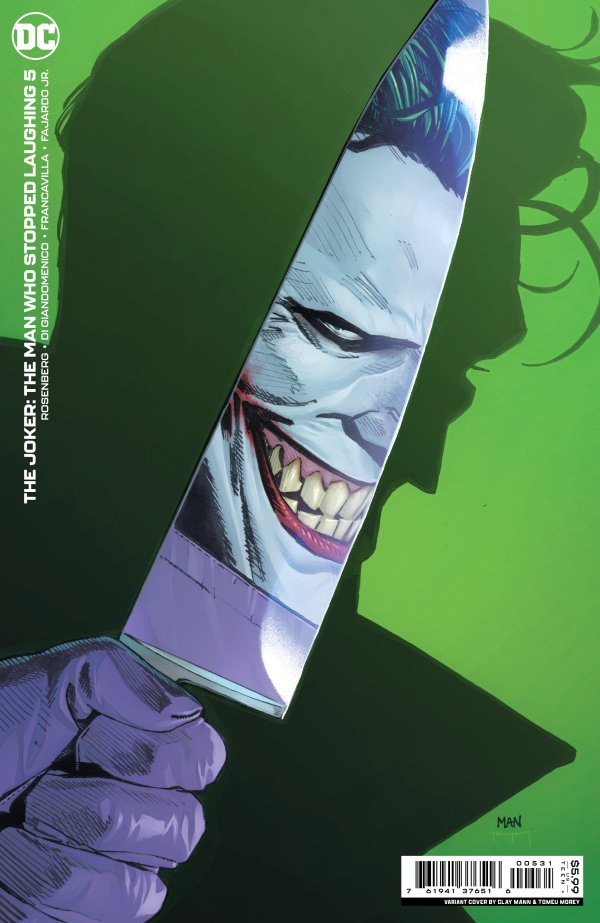 THE JOKER: THE MAN WHO STOPPED LAUGHING #5 COVER C CLAY MANN VARIANT
