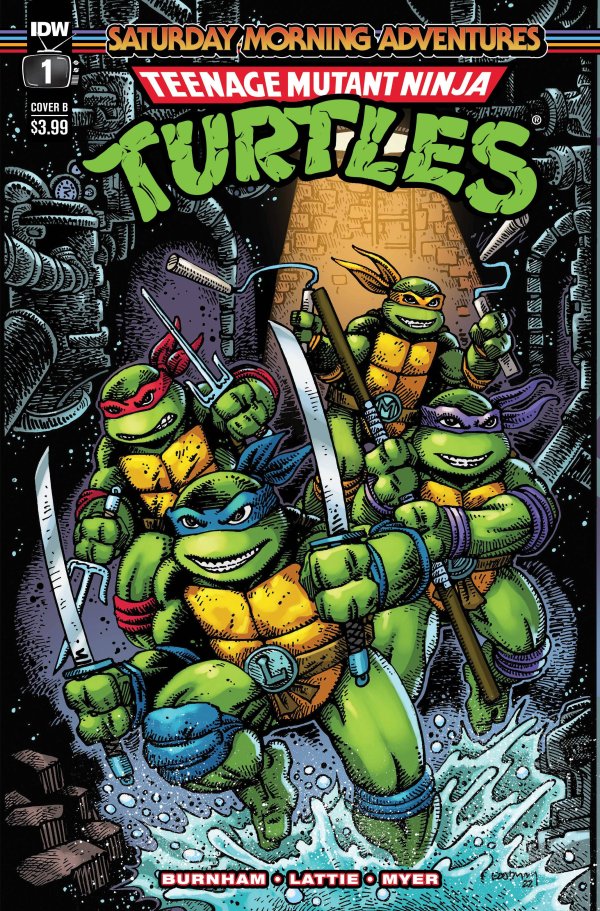 TEENAGE MUTANT NINJA TURTLES: SATURDAY MORNING ADVENTURES #1 COVER B EASTMAN