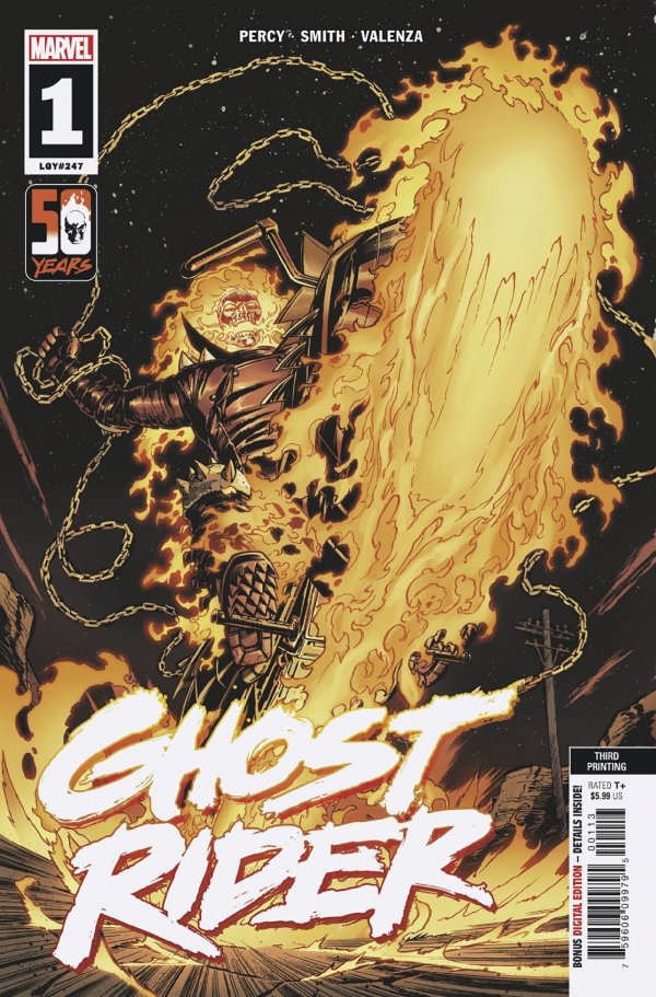 GHOST RIDER #1 3RD PRINTING SMITH