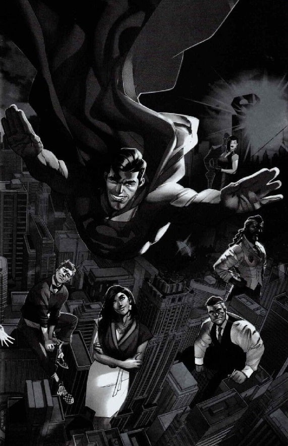 SUPERMAN #1 LUNAR DISTRIBUTION RETAILER APPRECIATION GIVEAWAY VARIANT FOIL WRAPAROUND BY JAMAL CAMPBELL