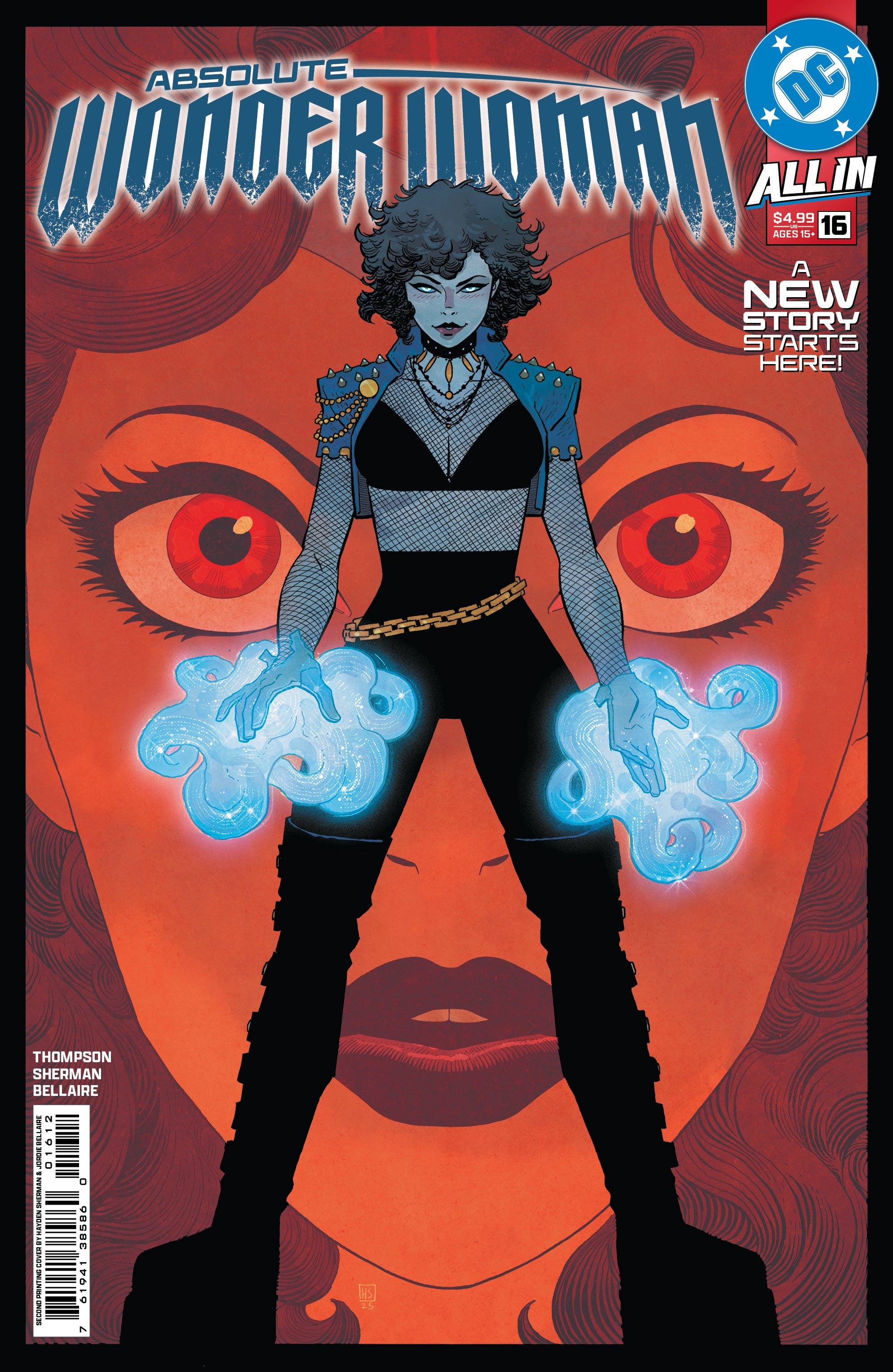 ABSOLUTE WONDER WOMAN #16 SECOND PRINTING CVR A HAYDEN SHERMAN