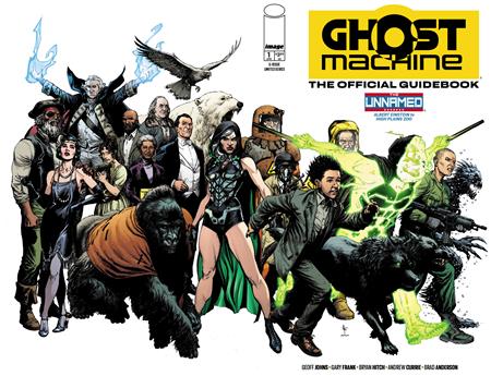 GHOST MACHINE THE OFFICIAL GUIDEBOOK #1 (OF 5) CVR A GARY FRANK & BRAD ANDERSON WRAPAROUND